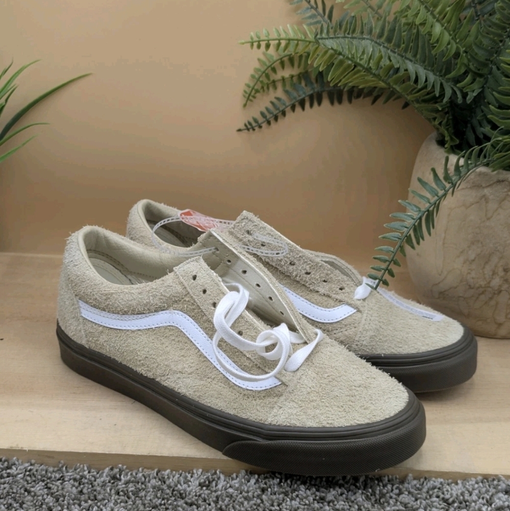 New Vans Old Skool Hairy Gym Sole Low Top Mens Size 8 Shoes Women's 9.5